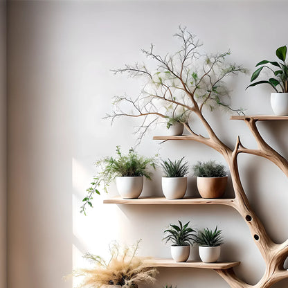 bookshelf, decorative shelf, tree shaped bookshelf, children's room shelf 