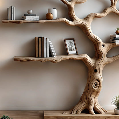 bookshelf wall decoration living room decoration children's room decoration tree-shaped shelf 
