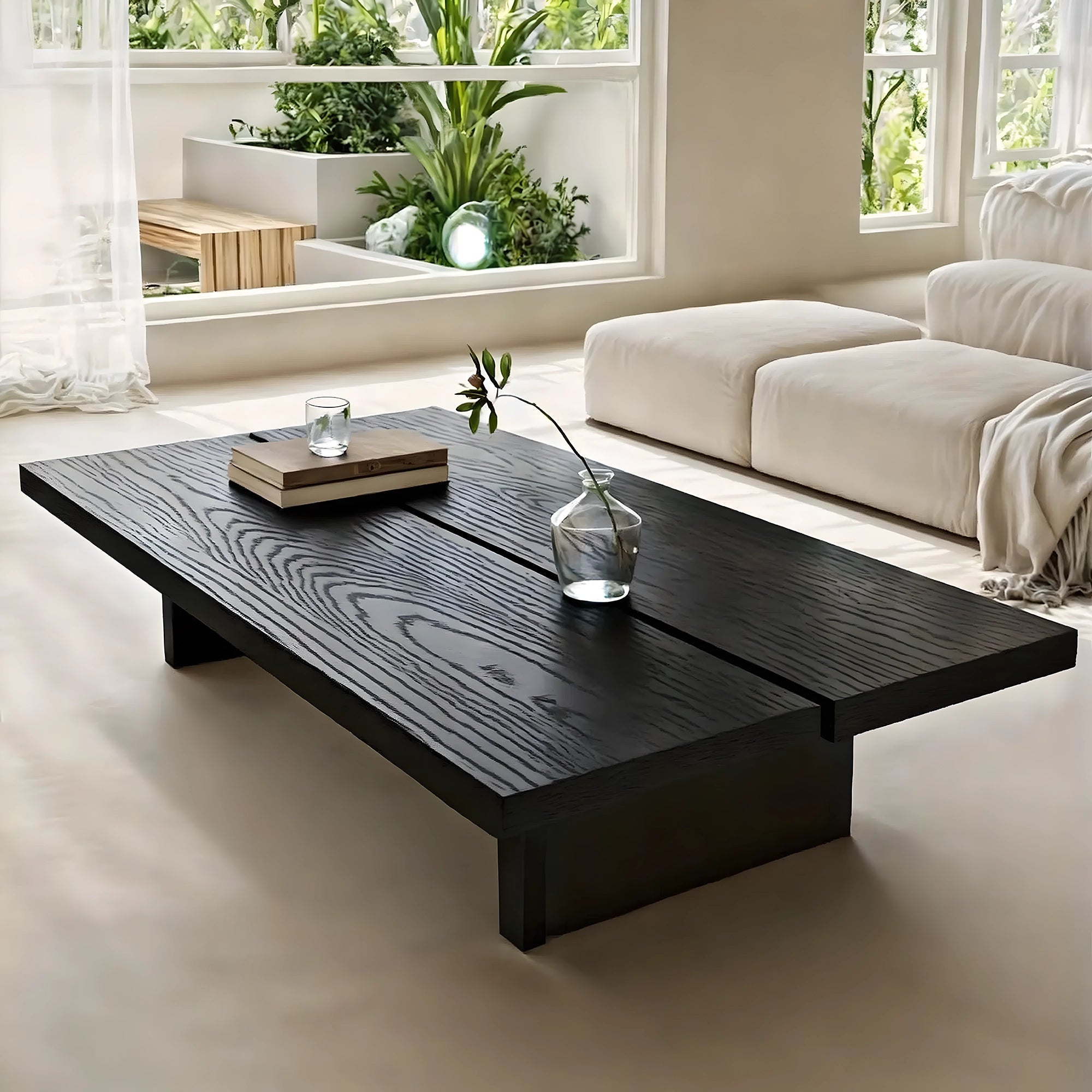 Ivy coffee table Ash wood tea table 